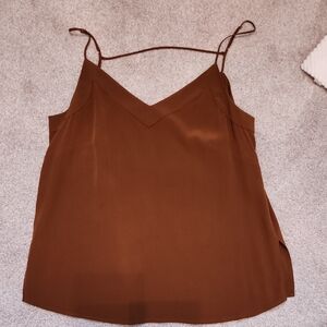 Cuyana Brown Camisole Top